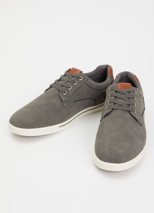 Dune London Wide Fit Tommus sneaker - detail 2 grijs