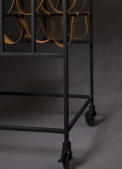 Dutchbone Mil trolley - detail 3 groen