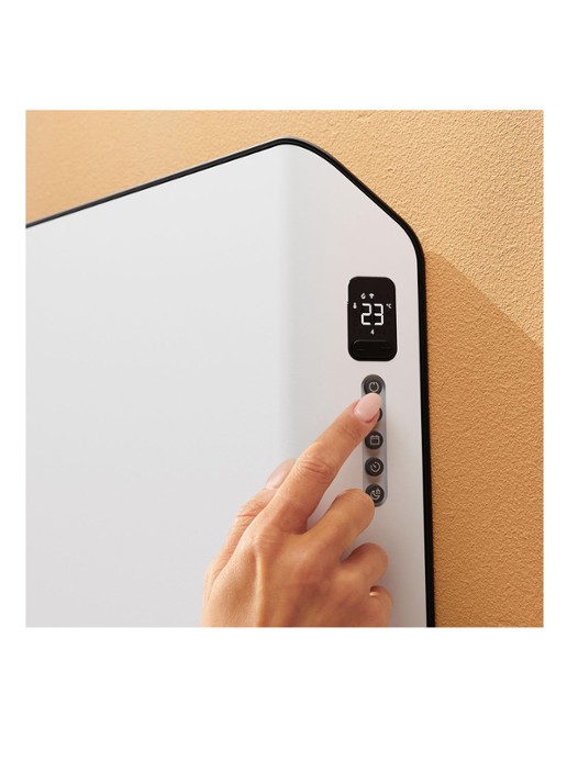 Duux Edge Smart Convector kachel, 40 cm hoog - detail 3 wit