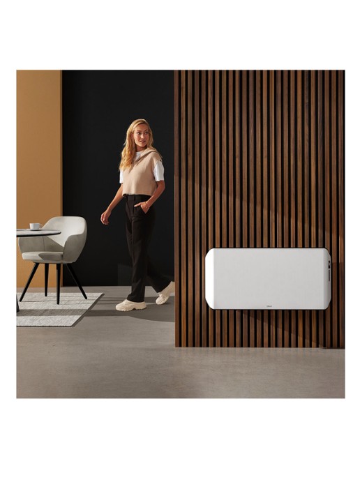 Duux Edge Smart Convector kachel, 40 cm hoog - detail 4 wit
