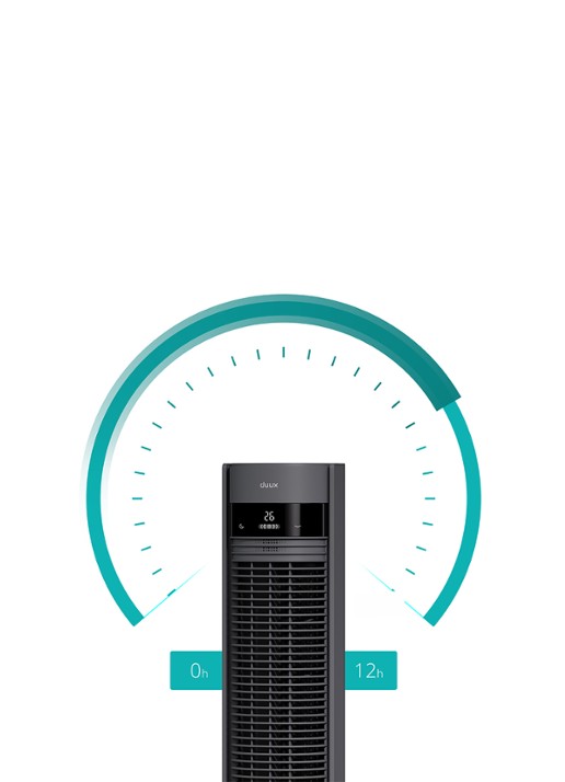 Duux Elevate Smart Tower torenventilator - detail 4 grijs
