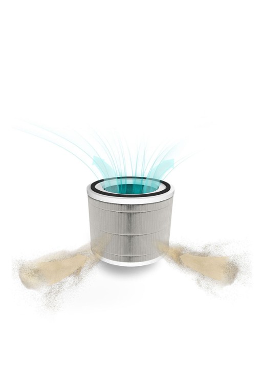 Duux Hepa H13 + Activated Carbon Filter - luchtreinigersfilter  - voorkant 2 wit