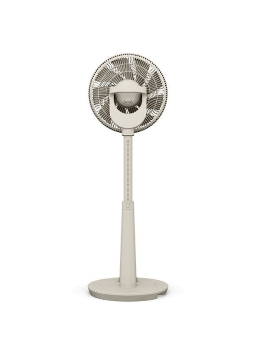 Duux Whisper Fan 3 vloerventilator - achterkant lichtgrijs