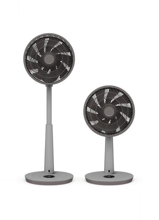 Duux Whisper Fan 3 vloerventilator - voorkant 8 grijs