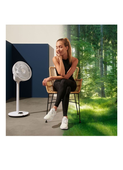 Duux Whisper Flex Smart verstelbare vloerventilator met batterij, 88 cm  - detail 2 wit