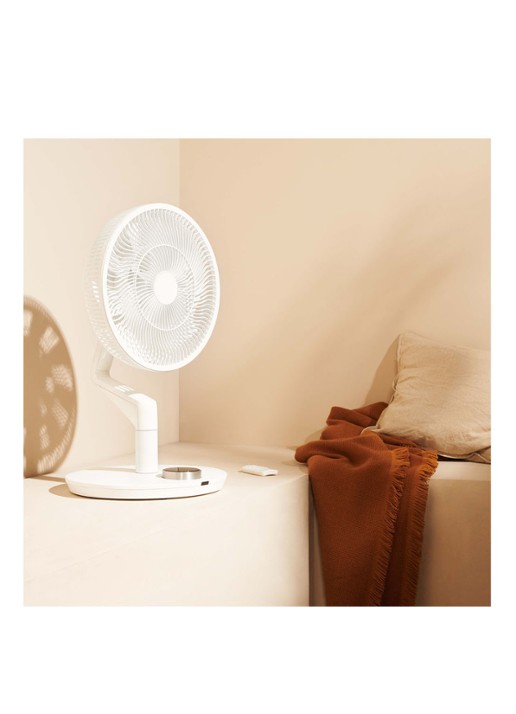 Duux Whisper Flex Ultimate verstelbare vloerventilator met batterij, 103 cm - detail 2 wit
