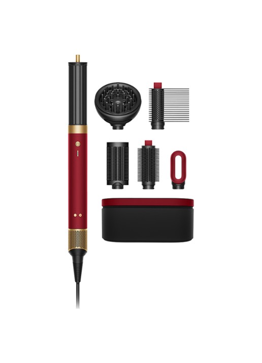 Dyson Airwrap Co-anda 2x™ Curly+Coily Red Velvet / Gold - voorkant 4 red velvet / gold