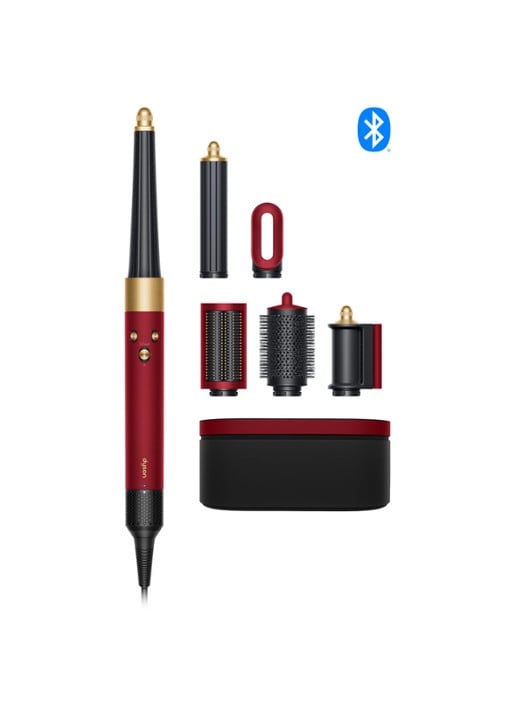 Dyson Airwrap i.d.™ - Red Velvet / Gold Straight + Wavy