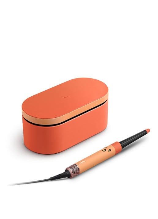 Dyson Airwrap i.d.™ - Straight + Wavy Ceramic Apricot / Topaz - voorkant 5 oranje