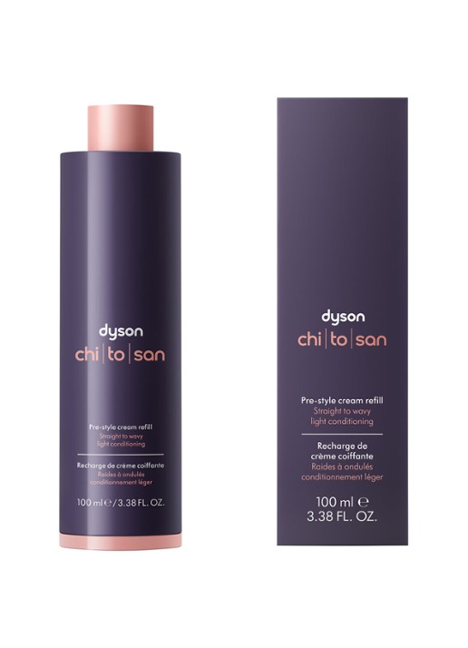 Dyson Chitosan Pre-style Cream Straight to Wavy Light Conditioning -  styling crème