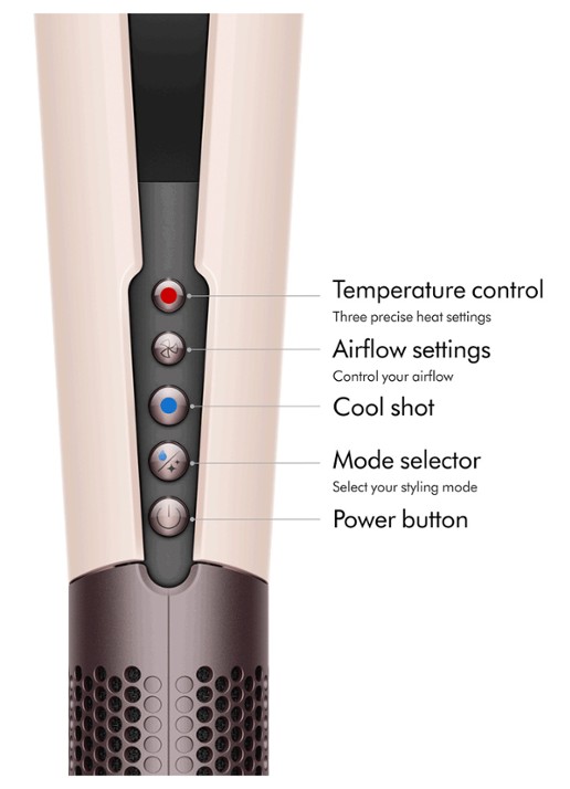 Dyson Dyson Airstrait Ceramic stijltang - Pink / Rose Gold - detail 3 pink / rose gold