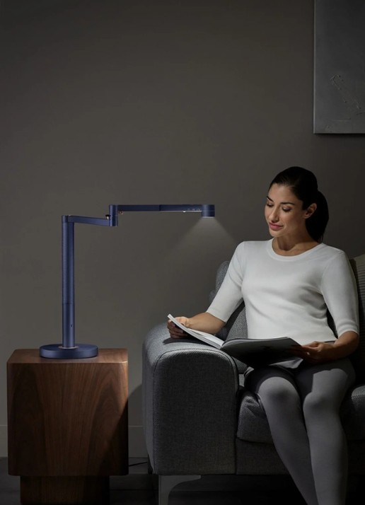 Dyson Dyson Solarcycle Morph™ bureaulamp - Pruisisch Blauw / Koper - detail 2 blauw