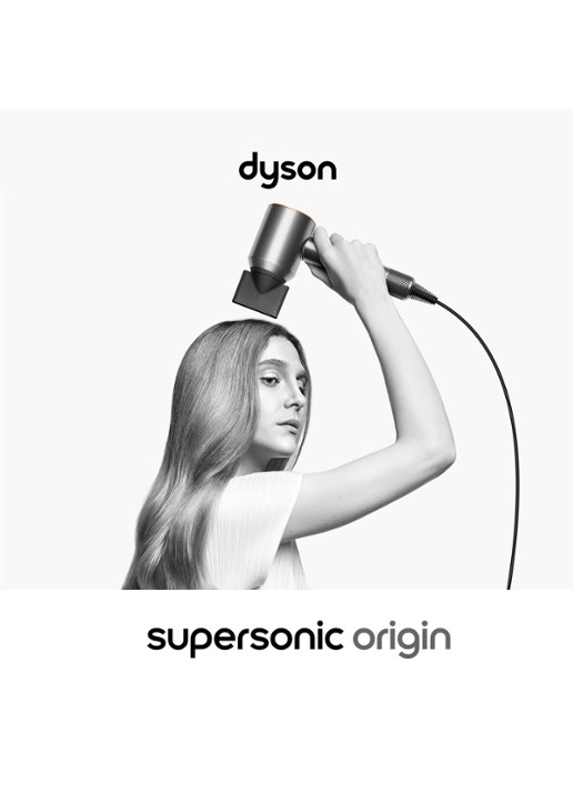 Dyson Dyson Supersonic™ Origin Zwart/Nickel - föhn  - detail zwart/nickel