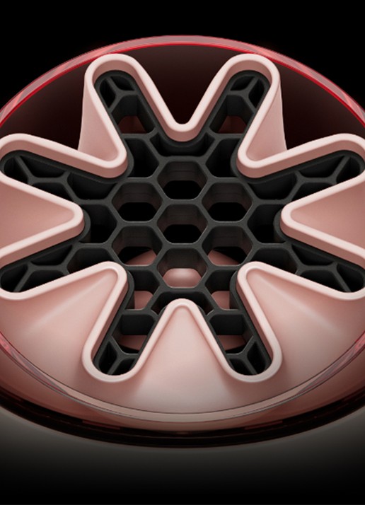 Dyson HushJet™ Mini Cool draagbare ventilator - detail 2 lichtroze