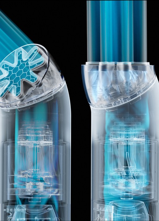 Dyson HushJet™ Mini Cool draagbare ventilator - detail 3 lichtroze