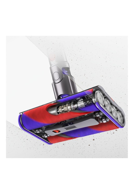 Dyson Omni-Glide+ snoerloze steelstofzuiger 107 cm - nikkel / goud - detail goud