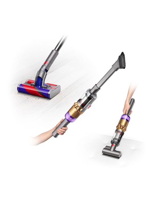 Dyson Omni-Glide+ snoerloze steelstofzuiger 107 cm - nikkel / goud - detail 4 goud