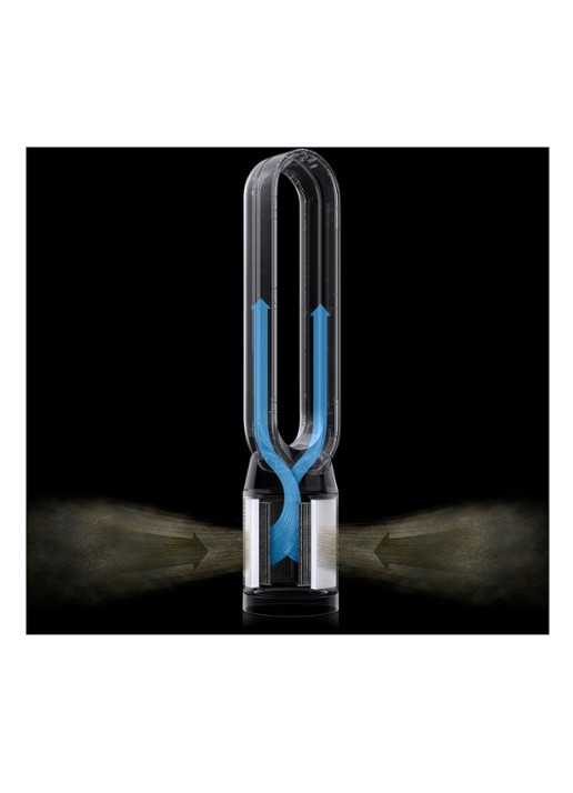 Dyson Purifier Cool Auto React luchtreiniger, koeler & vloerventilator,  105 cm hoog - wit / nikkel - detail 4 wit