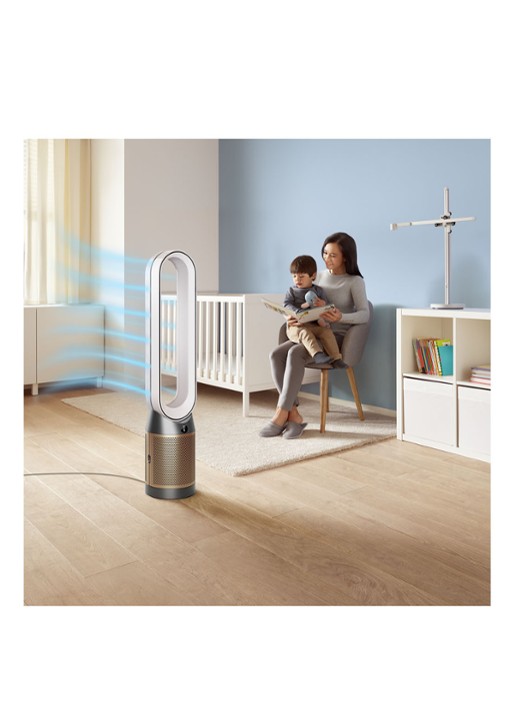 Dyson Purifier Cool Formaldehyde luchtreiniger & vloerventilator, 105 cm hoog   - voorkant 7 goud
