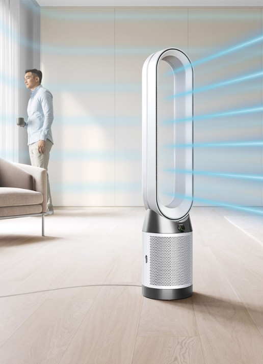 Dyson Purifier Cool PC1 luchtreiniger & vloerventilator, 105 cm - detail 4 zilver