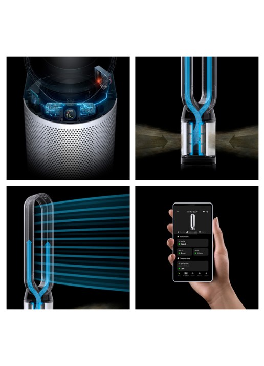 Dyson Purifier Cool PC1 luchtreiniger & vloerventilator, 105 cm - detail 6 zilver