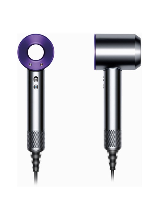 Dyson Supersonic föhn - zwart / paars - voorkant 6 paars