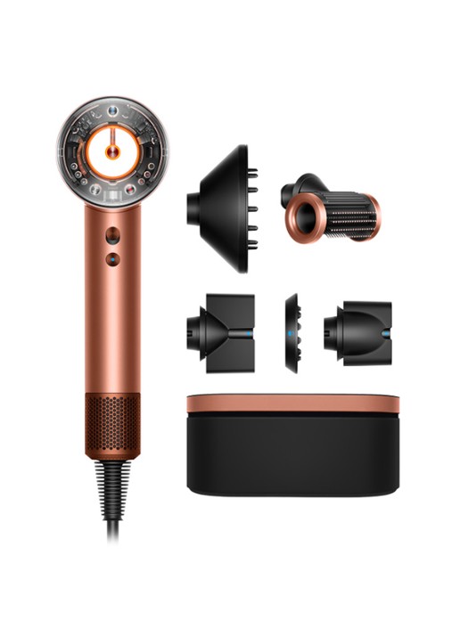 Dyson Supersonic Nural Föhn Straight+Wavy - voorkant 5 amber silk