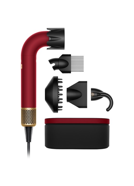 Dyson Supersonic r™ föhn– Curly+Coily Red Velvet / Gold