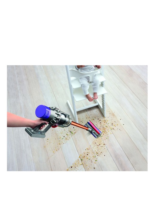 Dyson V10 Absolute snoerloze steelstofzuiger 126 cm - oranje - detail oranje
