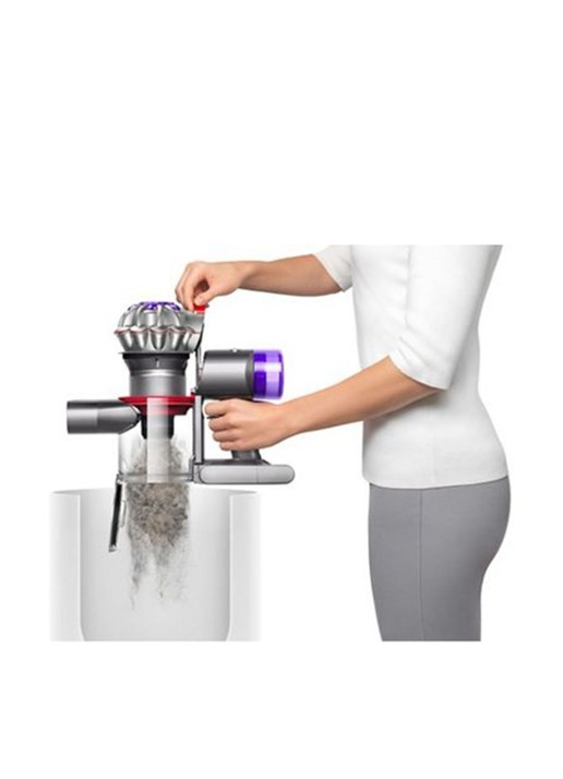 Dyson V8 Absolute (2022) draadloze steelstofzuiger 125,6 cm - zilver / nikkel - detail zilver
