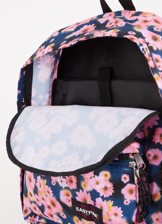 Eastpak Day Pak'r rugzak met 14 inch laptopvak en bloemen print - detail multicolor