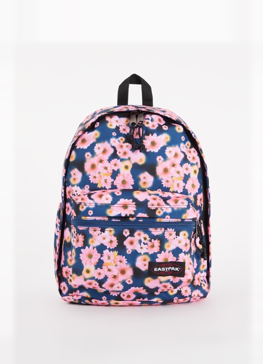 Eastpak Day Pak'r rugzak met 14 inch laptopvak en bloemen print - voorkant 3 multicolor
