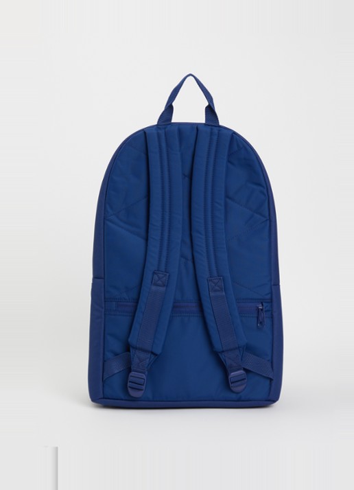 Eastpak DBL office rugzak met 17 inch laptopvak  - achterkant 2 donkerblauw