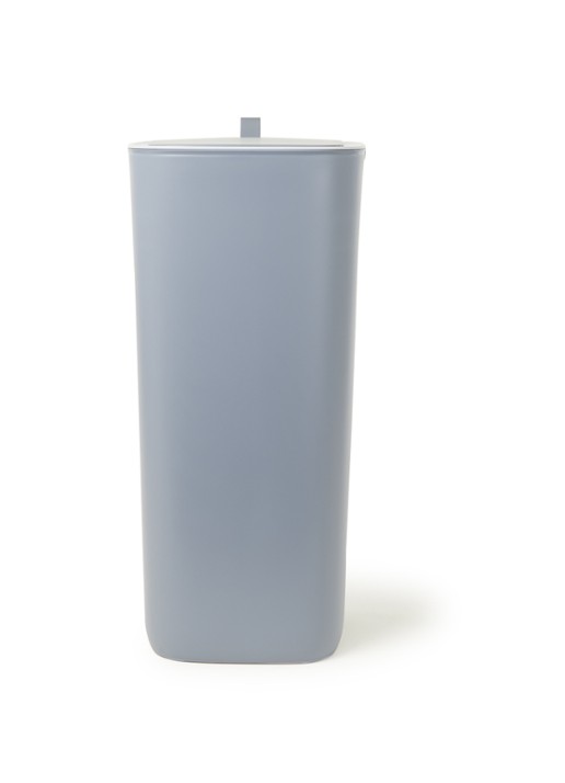 EKO Morandi Smart prullenbak met sensor 30 liter - voorkant staalblauw