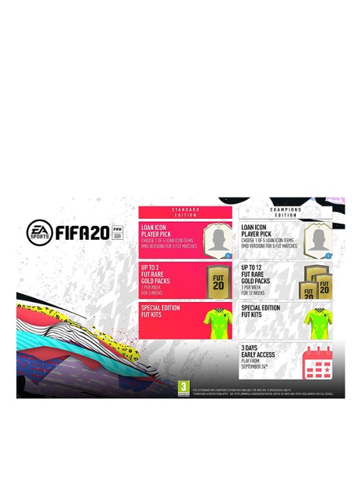 Electronic Arts FIFA 20 Game - Xbox One - voorkant 7 rood