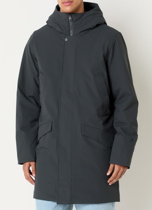Elvine Alrik waterproof gewatteerde parka met klepzakken