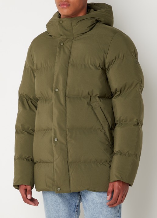 Elvine Bror REC. puffer jack met waterafstotende coating en capuchon