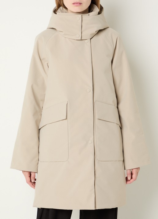Elvine Myra gewatteerde parka met afneembare capuchon en waterafstotende coating