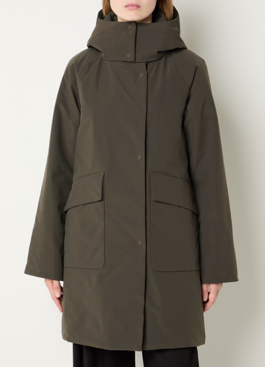 Elvine Myra gewatteerde parka met afneembare capuchon en waterafstotende coating
