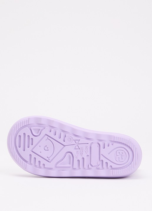 EN FANT Regenlaars met logo - detail 6 lila