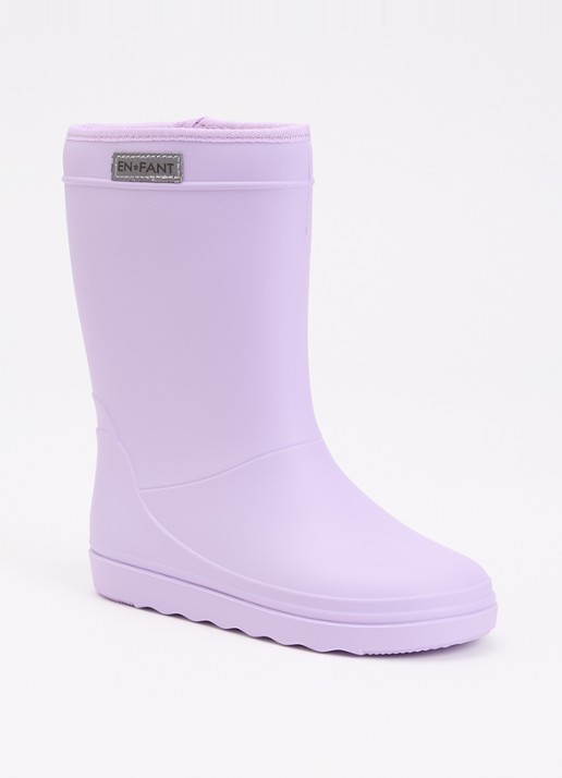 EN FANT Regenlaars met logo - voorkant 5 lila