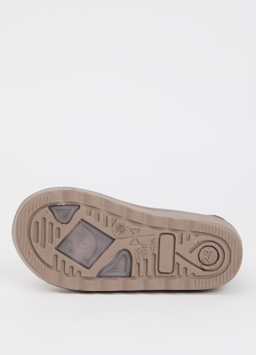 EN FANT Thermo regenlaars met panterprint en logo - detail 4 lichtbruin
