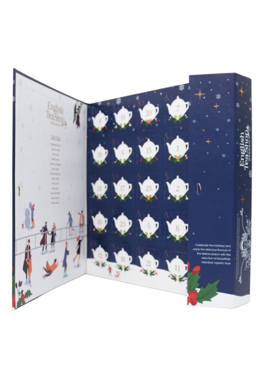 English Tea Shop Book Style Christmas Night adventskalender 50 gram - 25 dagen - voorkant 2 undefined