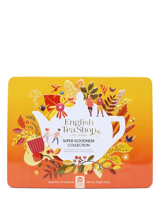 English Tea Shop Super Goodness thee in geschenkblik 36 stuks - voorkant undefined