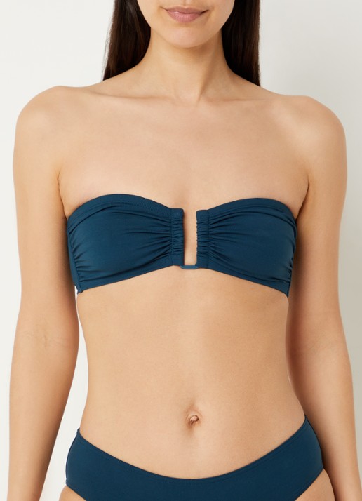 Eres Bandeau bikinitop - voorkant 3 indigo