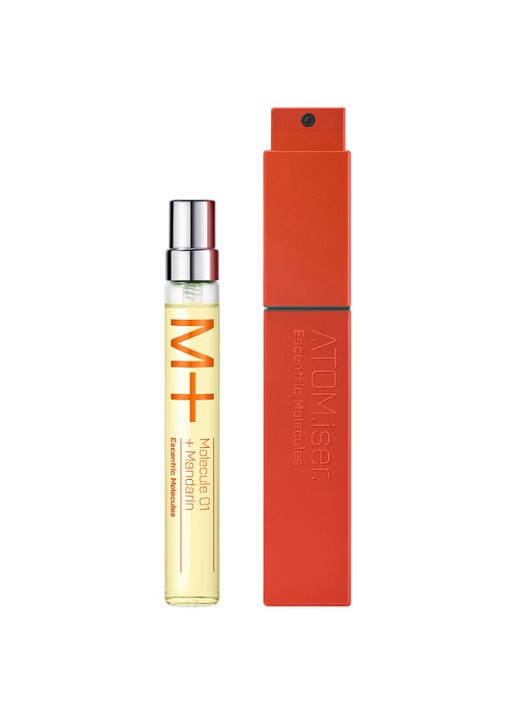 Escentric Molecules M+ Mandarin Atomiser Set - travel size parfumset  - voorkant 2 undefined