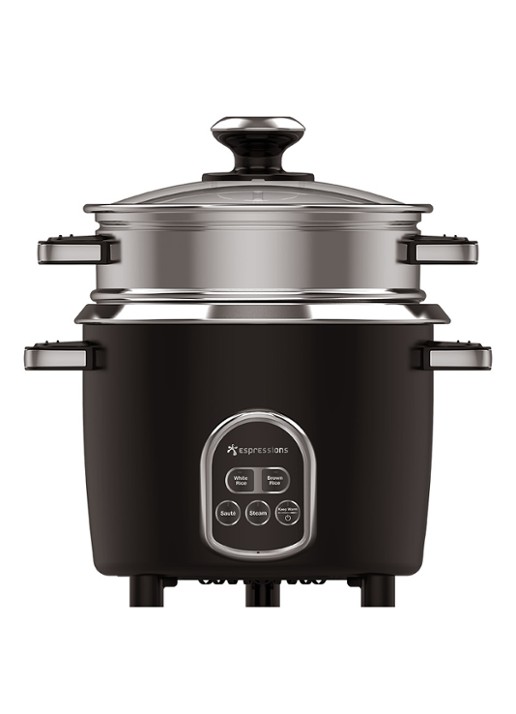 Espressions Sauté rijstkoker EP6200 - voorkant 5 zwart