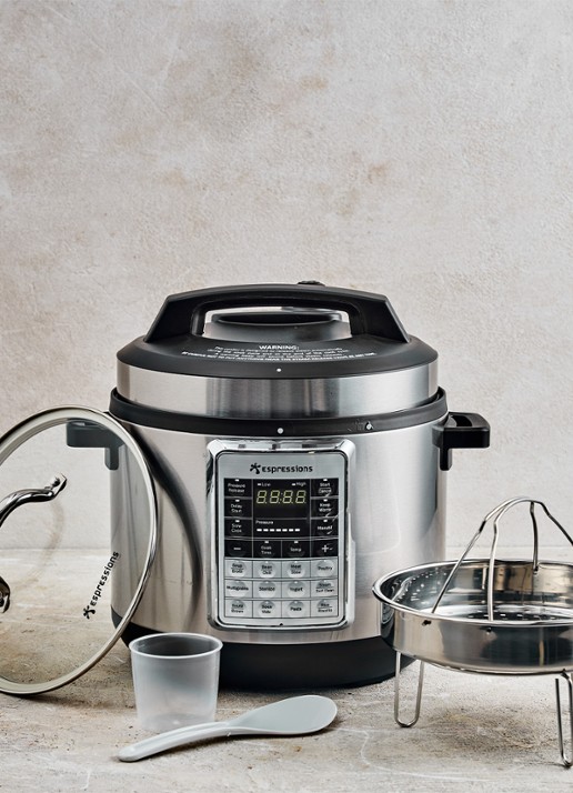 Espressions Smart pressure cooker EP6005 - achterkant zilver