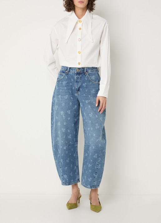 Essentiel Antwerp Blouse met kraag - voorkant 3 wit