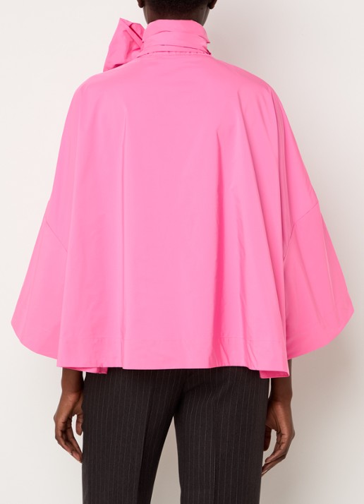 Essentiel Antwerp Igator oversized tuniek met strikkraag - achterkant 4 roze